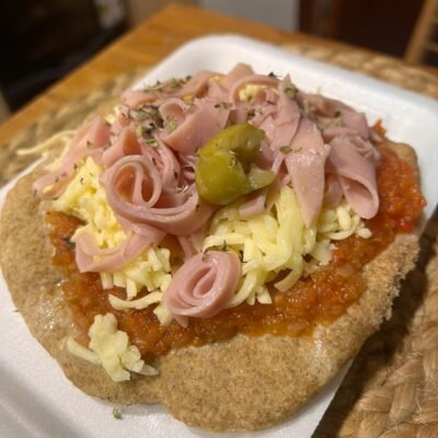 Pizetas integrales individuales Jamón