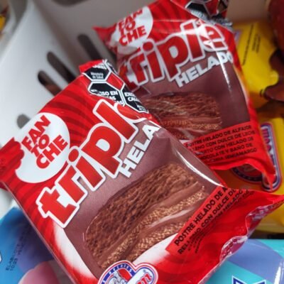alfajor helado fantoche triple negro