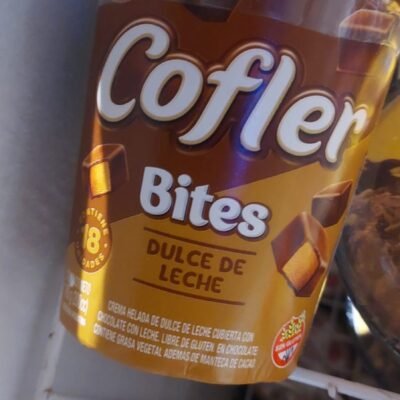 Bites Cofler dulce de leche bañado en chocolate