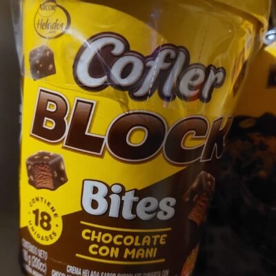 Bites block Chocolate con maní