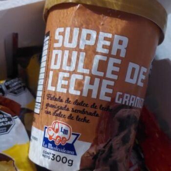 Super dulce de leche granizado